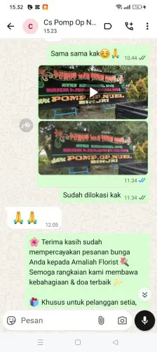 Testimonial Papan Bunga cikupa