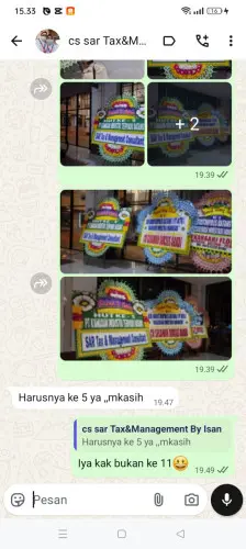 Testimonial Papan Bunga cikupa